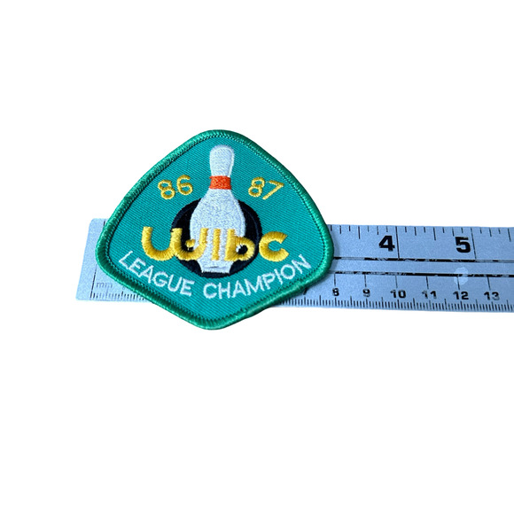 VTG 1986-87 WIBC Women's International Bowling Congress League Champion Patch - Picture 3 of 4